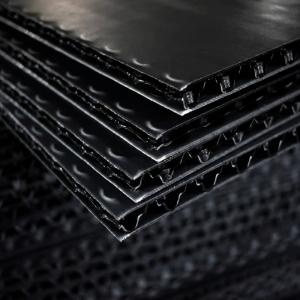 Caixas, bandejas e divisórias de papelão ondulado antiestático reforçado preto
    